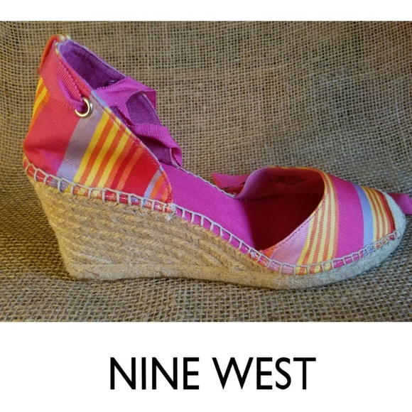 🍎 NINE WEST ESPADRILLES - Picture 1 of 6